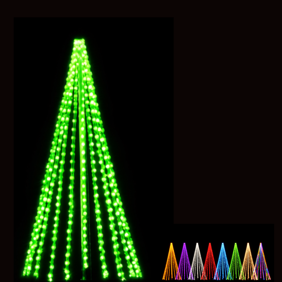 8 Ft. Static LED 3-D Tree