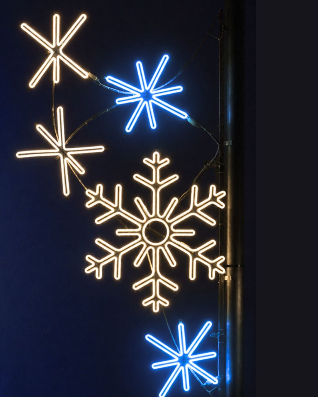 Neonflex- Pole Decoration - Snowflake Cascade