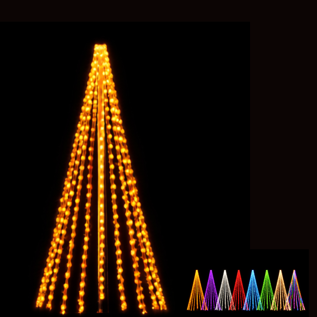 8ft 3D Tree Replacement Light Strings- Static (3401)