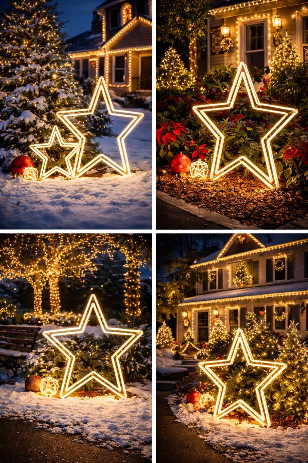 2D Standing Star Motif