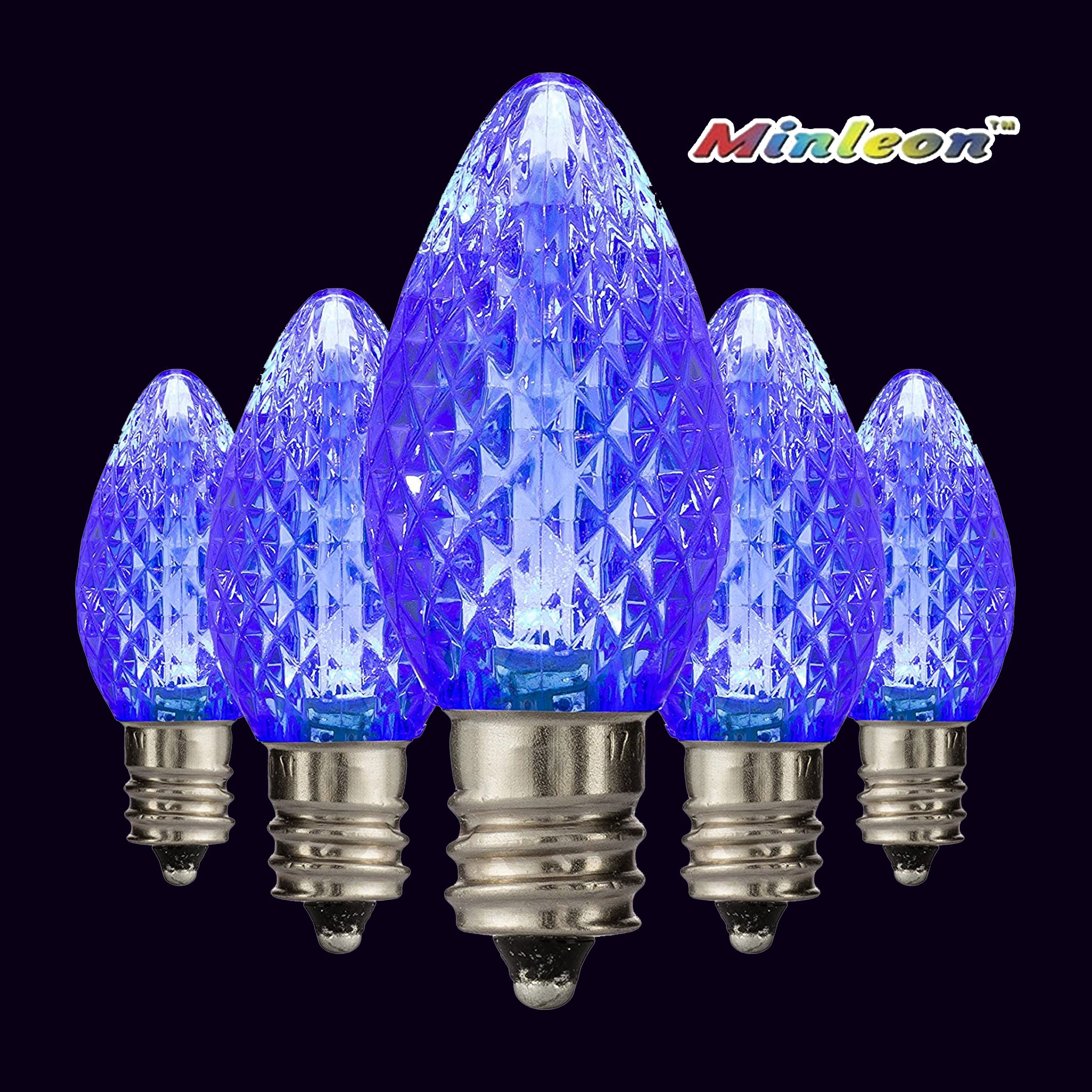 outdoor, indoor, LED, bulb, lights, quality, durable, commercial-grade, replacement, C7, 2021, static, minleon, blue cyan
