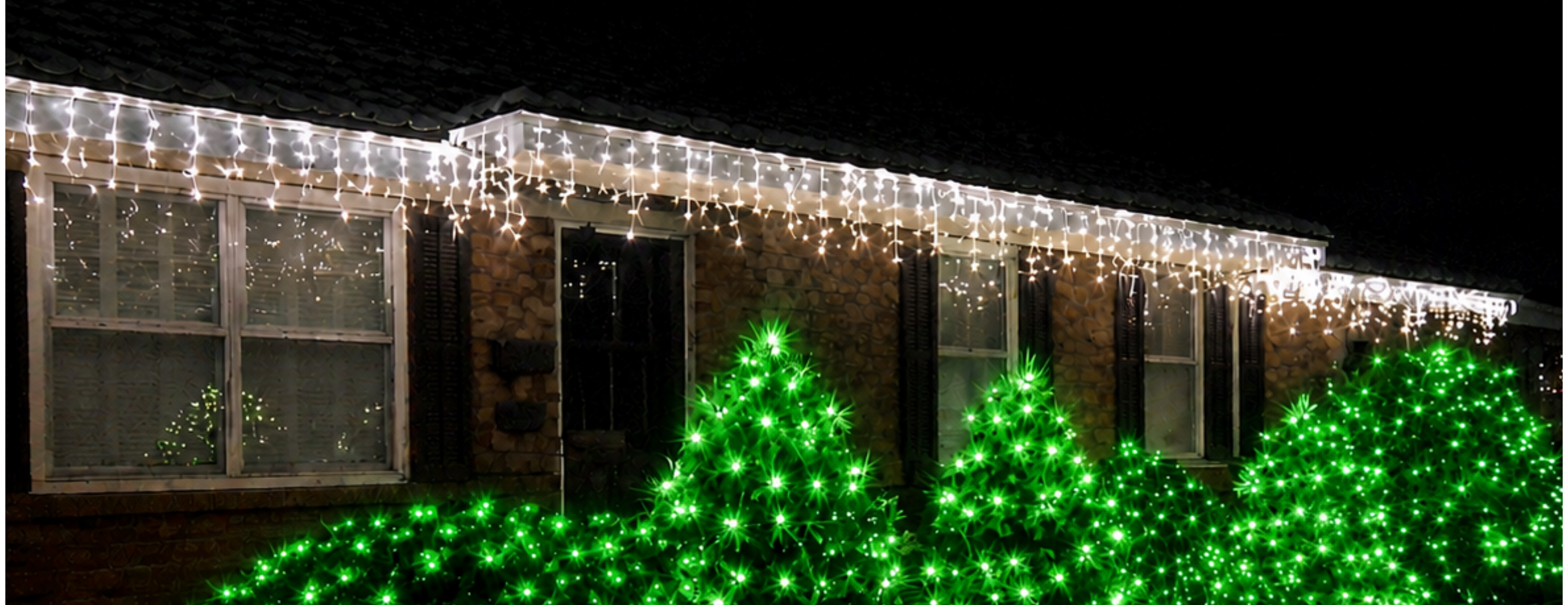 Outdoor Icicle Christmas Lights