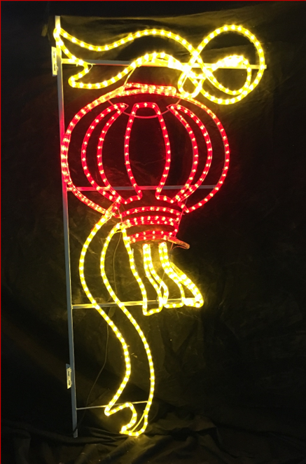 Lucky Lantern Custom Pole Mount  (1000-8)