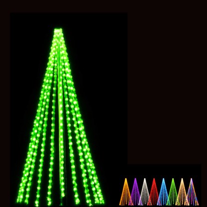 8 Ft. Static LED 3-D Tree