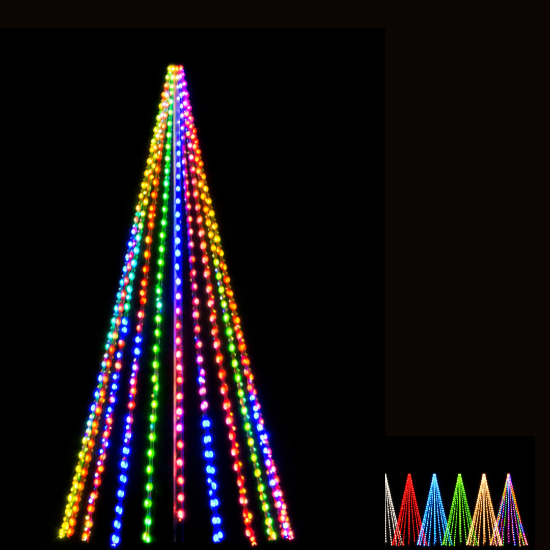 8ft 3D Tree Replacement Light Strings- Twinkle (3402)