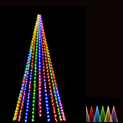8ft 3D Tree Replacement Light Strings- Twinkle (3402)