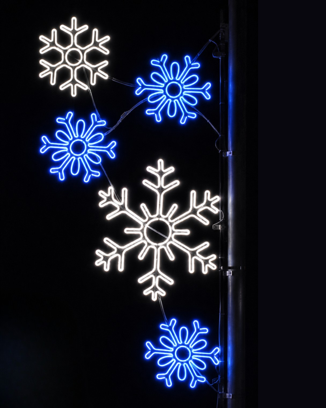 Neonflex- Pole Decoration - Snowflake Cluster