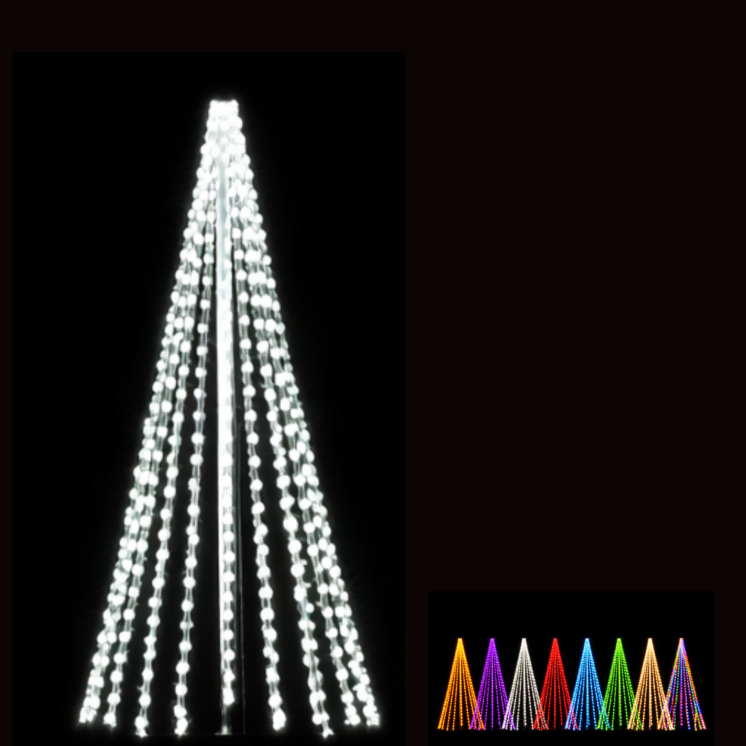 8ft 3D Tree Replacement Light Strings- Static (3401)