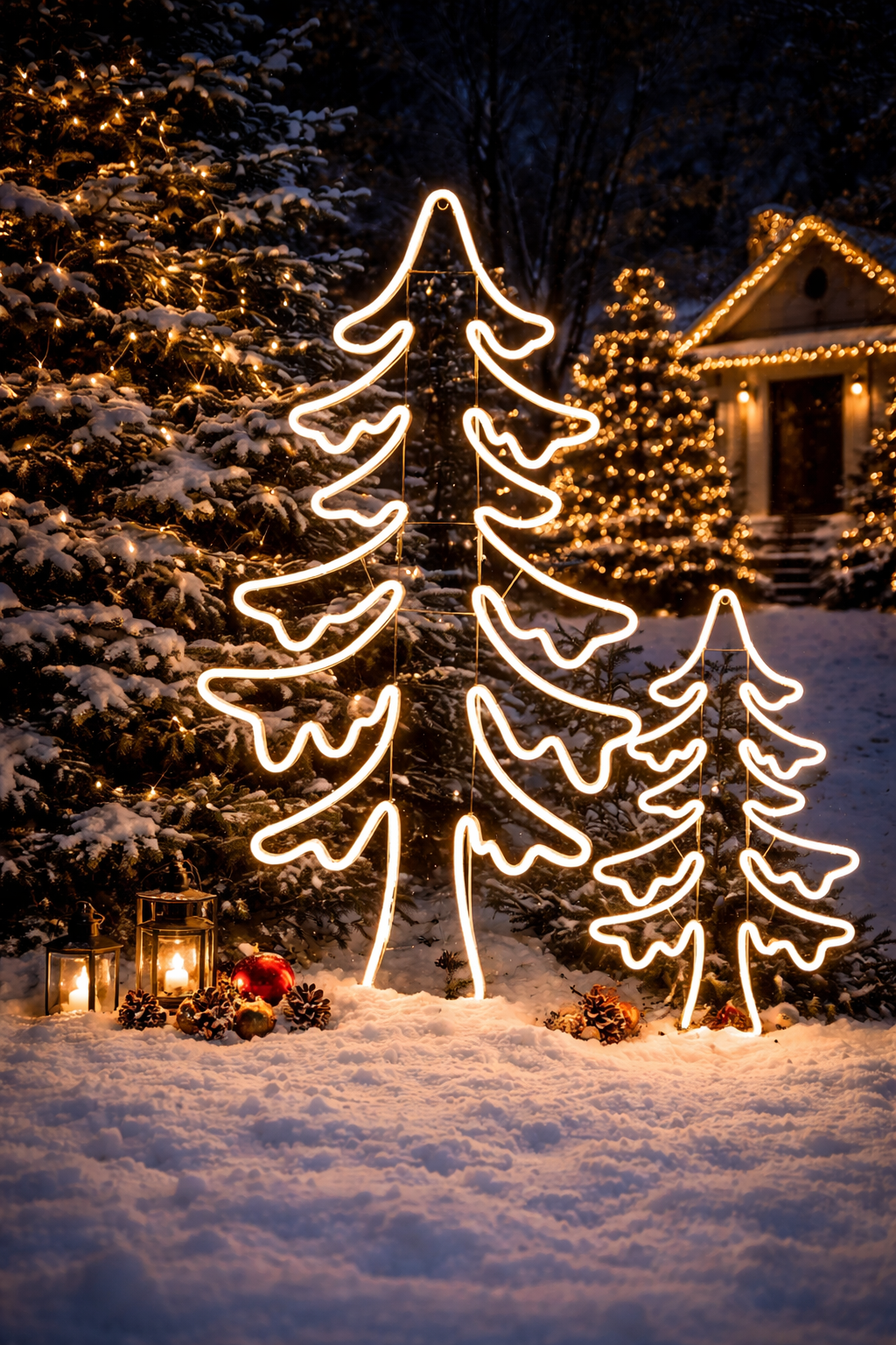 2D Standing Tree Motifs