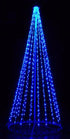 giant, life-size, commercial-grade, outdoor, Christmas, holiday, LED, bulb, lights, aluminum frame, quality, durable, motif, display, 2021, LED Tree, 3D, trees, blue