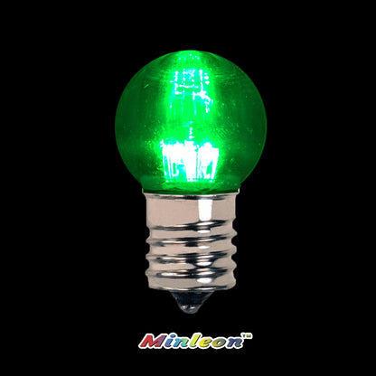 Green Minleon G30 LED Bulbs Professional Christmas Decorations Holiday Lights 2022